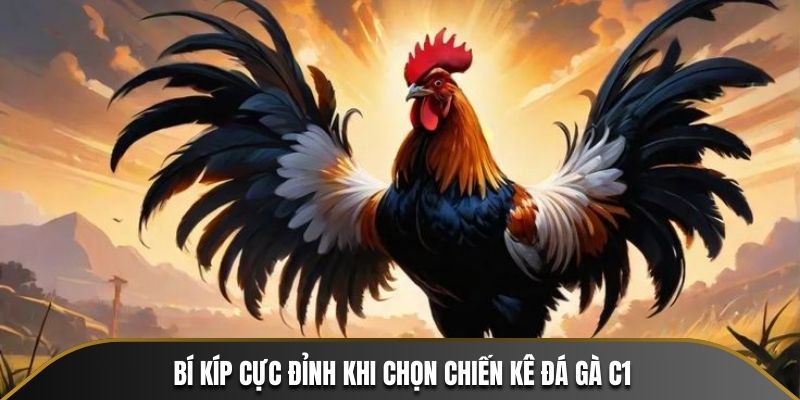 Bí kíp cực đỉnh khi chọn chiến kê đá gà C1